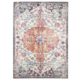 Network Rugs Multi-Coloured Vintage-Style Art Moderne Louvre Rug