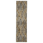 Network Rugs Charcoal Klein Luxury Rug Runner