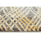 Network Rugs Charcoal Klein Luxury Rug Runner