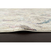 Network Rugs Cassie Pink, Gold &amp; Violet Heat Set Polypropylene &amp; Art Silk Rug