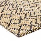 Network Rugs Safavid Natural &amp; Black Woven Jute Rug