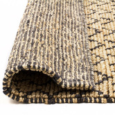 Network Rugs Safavid Natural &amp; Black Woven Jute Rug