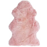 Network Rugs Light Pink Sheepskin Rug