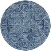 Network Rugs Lucilla Coastal Round Rug | Temple & Webster