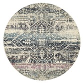 Network Rugs Blue Jaman Tolga Round Rug