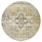 Network Rugs Silver Emre Mustak Round Rug