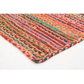 Network Rugs Bohemian Jasmine Hand Braided Multi Coloured Rug