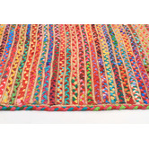 Network Rugs Bohemian Jasmine Hand Braided Multi Coloured Rug