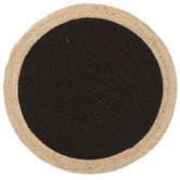 Network Rugs Jute Natural Black Rug