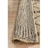 Network Rugs Akabari Natural &amp; Black Woven Jute Rug