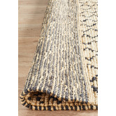 Network Rugs Safavid Natural &amp; Black Woven Jute Rug