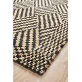 Network Rugs Sultana Natural &amp; Black Woven Jute Rug