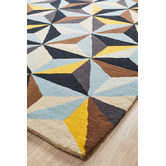 Network Rugs Crystal Designer Wool Blue Rug