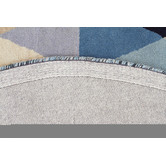 Network Rugs Gem Stone Designer Wool Blue Rug