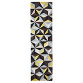 Network Rugs Crystal Designer Wool Blue Rug