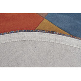 Network Rugs Rust, Blue, &amp; Navy Sandy Designer Wool Rug