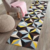 Network Rugs Crystal Designer Wool Blue Rug
