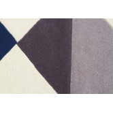 Network Rugs Digital Designer Wool Blue Grey White Rug