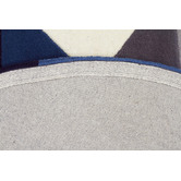 Network Rugs Digital Designer Wool Blue Grey White Rug