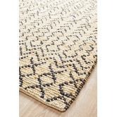Network Rugs Safavid Natural &amp; Black Woven Jute Rug