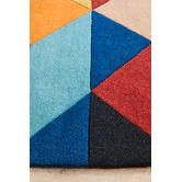 Network Rugs Rust, Blue, &amp; Navy Sandy Designer Wool Rug