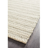 Network Rugs Grey Loki Scandinavian Wool Flat Woven Rug