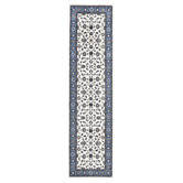 Network Rugs Classic Rug White with Blue Border
