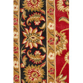 Network Rugs Classic Red with Black Border Traditional Rug