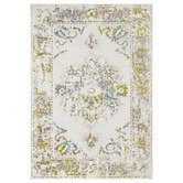Network Rugs Ivory &amp; Green Estella Rug