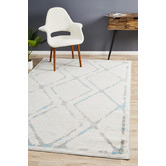 Network Rugs Blue &amp; Grey Diamond Rug