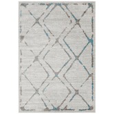 Network Rugs Blue &amp; Grey Diamond Rug