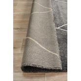 Network Rugs Charcoal &amp; Ivory Soft Moroccan-Style Rug