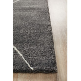 Network Rugs Charcoal &amp; Ivory Soft Moroccan-Style Rug