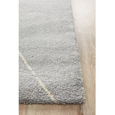 Network Rugs Silver Grey &amp; Ivory Soft Moroccan-Style Rug