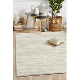 Network Rugs Silver Grey &amp; Ivory Soft Modern Rug