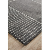 Network Rugs Charcoal &amp; White Soft Metro Contemporary Rug