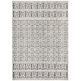 Network Rugs Ivory &amp; Charcoal Distressed Nomadic Rug