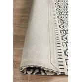 Network Rugs Ivory &amp; Charcoal Distressed Nomadic Rug
