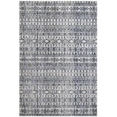 Network Rugs Charcoal, Navy &amp; Natural Distressed Exotic Rug