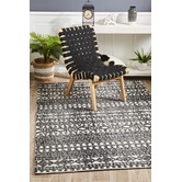 Network Rugs Ivory &amp; Charcoal Distressed Exotic Rug