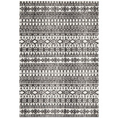 Network Rugs Ivory &amp; Charcoal Distressed Exotic Rug
