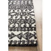Network Rugs Ivory &amp; Charcoal Distressed Exotic Rug