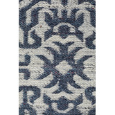 Network Rugs Silver &amp; Navy Hand-Woven Modern Tribal Rug