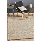 Network Rugs Natural Hand-Woven Modern Tribal Rug | Temple & Webster