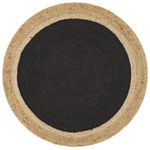 Network Rugs Jute Natural Black Rug