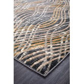 Network Rugs Charcoal Klein Luxury Rug