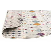 Network Rugs Anzali Colourful Power Loomed Modern Round Rug