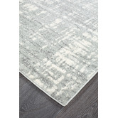 Network Rugs Parishan Silver &amp; Grey Power Loomed Modern Rug