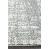 Network Rugs Parishan Silver &amp; Grey Power Loomed Modern Rug