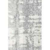 Network Rugs Parishan Silver &amp; Grey Power Loomed Modern Rug